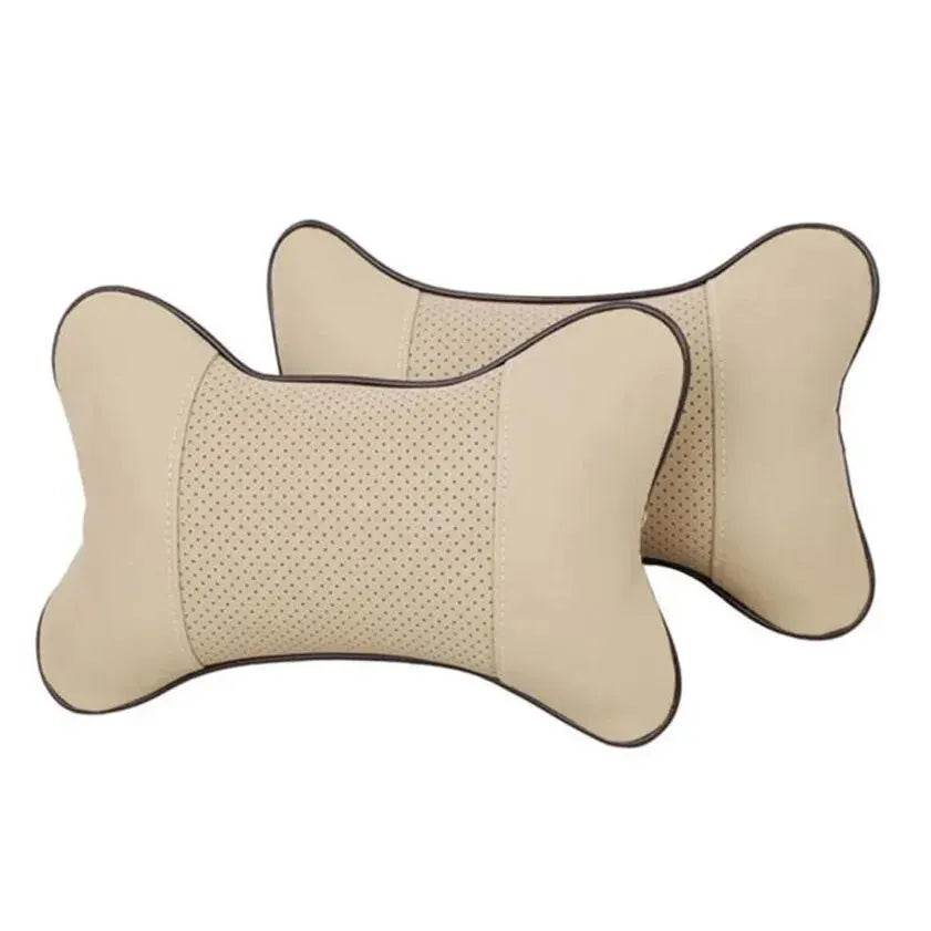 Comfort Leather Car Neck Pillow