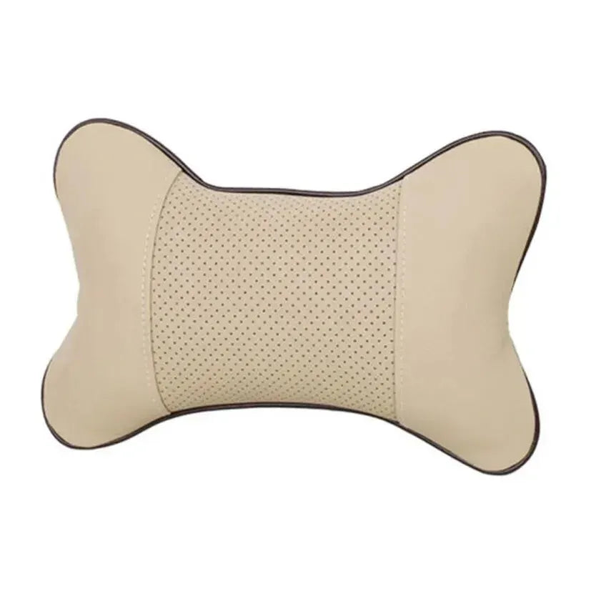 Comfort Leather Car Neck Pillow