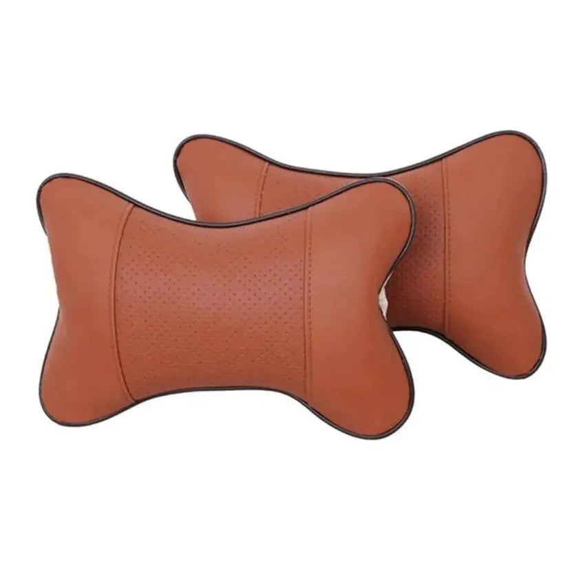 Comfort Leather Car Neck Pillow