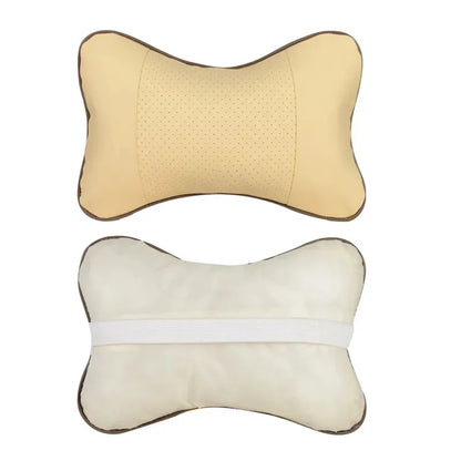 Comfort Leather Car Neck Pillow