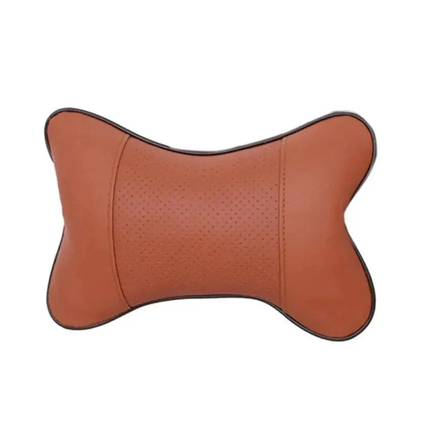 Comfort Leather Car Neck Pillow